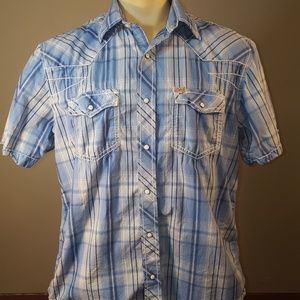 Button down western shirt